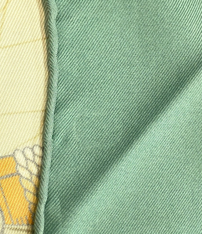 HERMES スカーフ カレ90 シルク100% バラード・オセアン(海の散歩) レディース エルメス