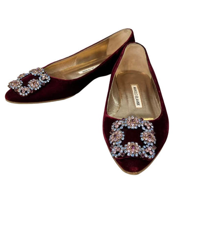 マノロブラニク バレエシューズ パンプス レディース SIZE 34 (XS) MANOLO BLAHNIK