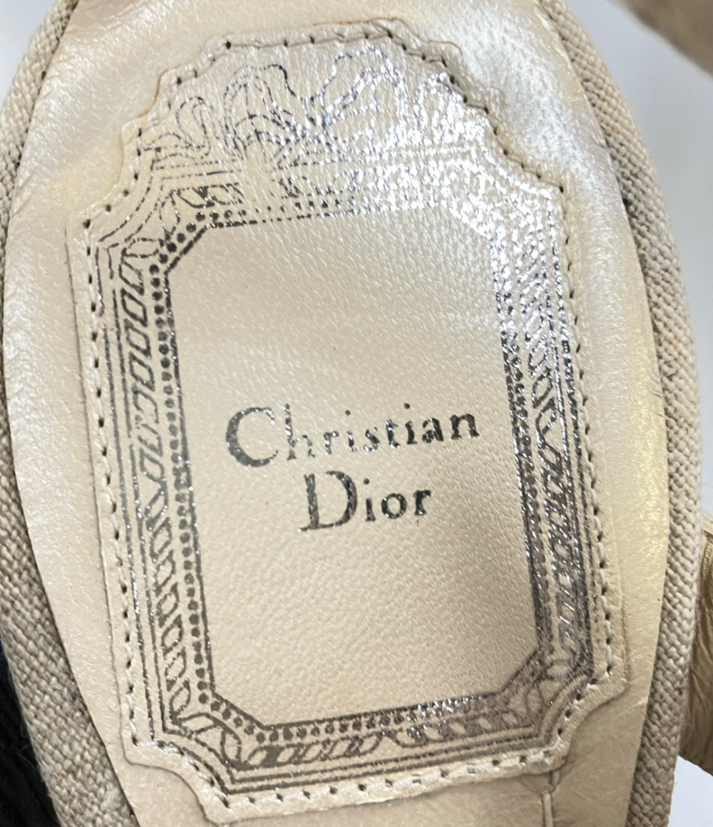 (4275)*Christian Dior ディオール サンダル 23.5 cm Christian Dior ヒールサンダル レディース SIZE 37 D (23.5cm