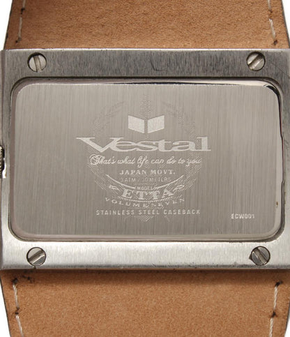 ヴェスタル 腕時計 クオーツ ブラック レディース VESTAL