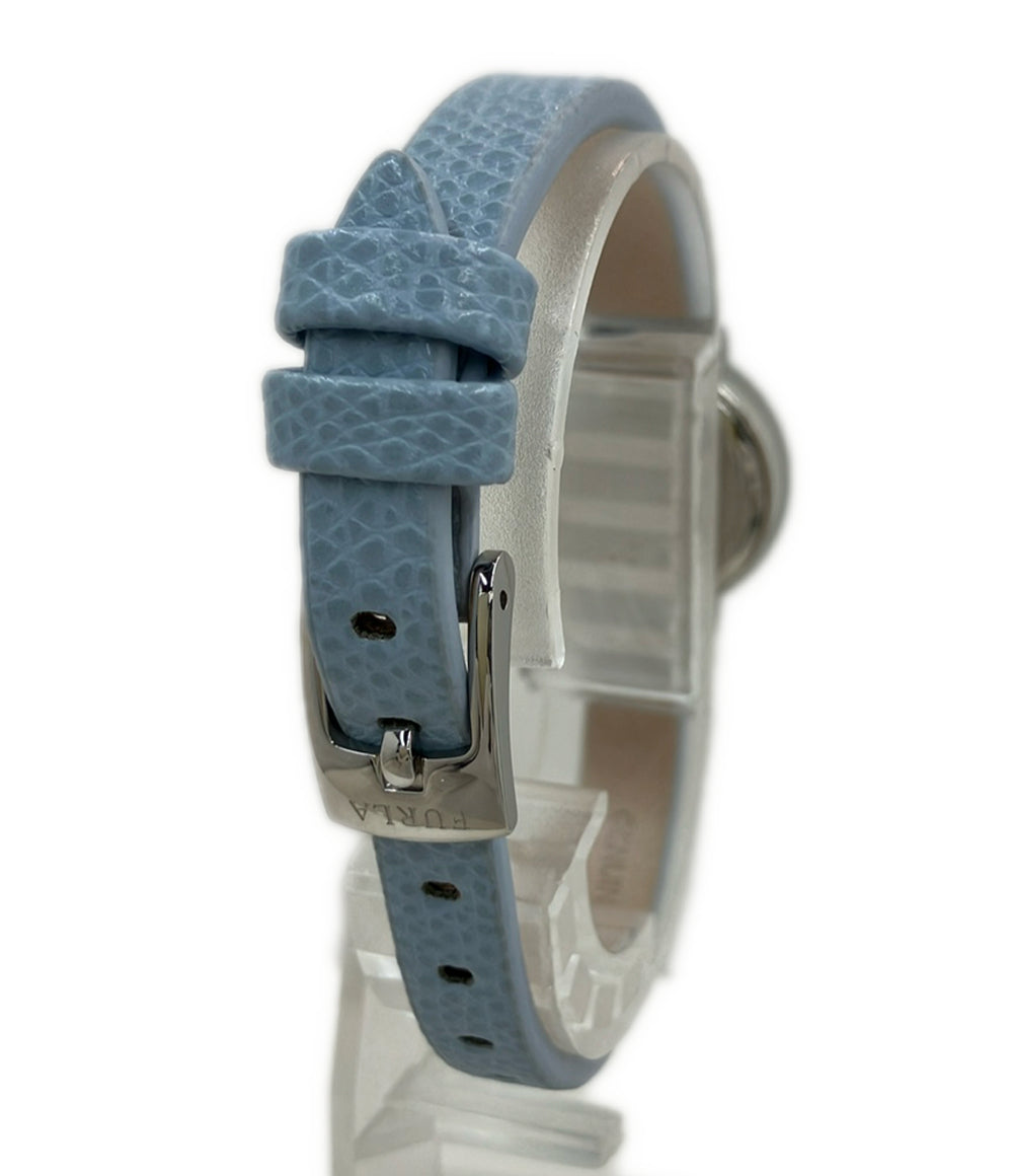 美品 Furla 腕時計 クオーツ ブルー系 4251117501 レディース フルラ