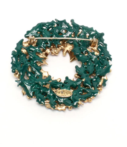 Violetta ブローチ クリスマス リースモチーフ レディース ヴィオレッタ