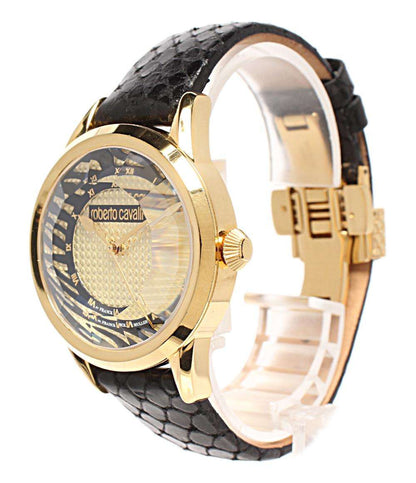 Roberto Cavalli FRANCK MULLER 腕時計 クオーツ ゴールド IL063 メンズ ロベルトカバリ フランクミュラー