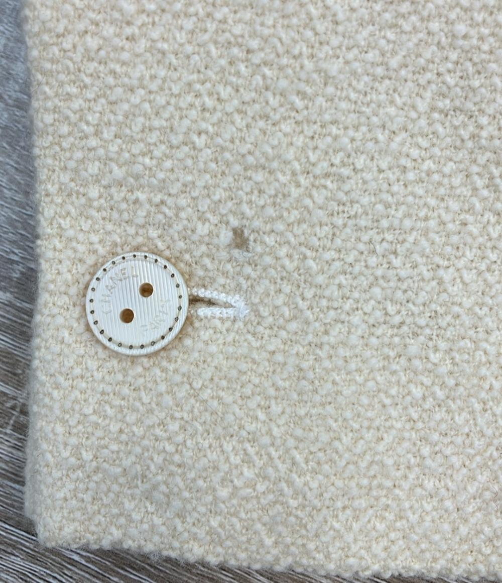 CHANEL テーラードジャケット アイボリー ウール P20557V11746 レディース SIZE 36 (S) シャネル