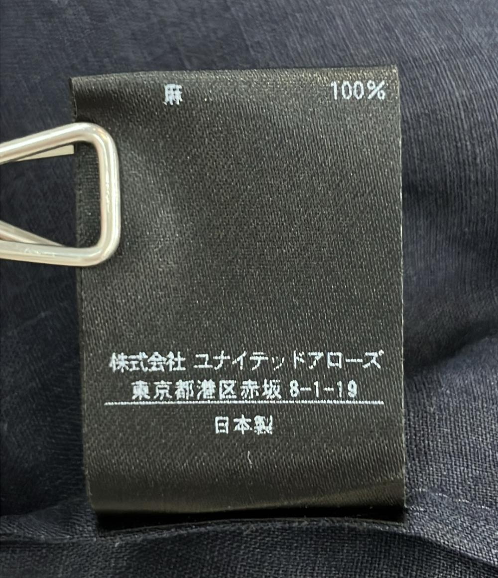 Drawer ローンラッフル フリル ノースリーブ ブラウス 6521-299-1090 レディース SIZE 38 ドゥロワー