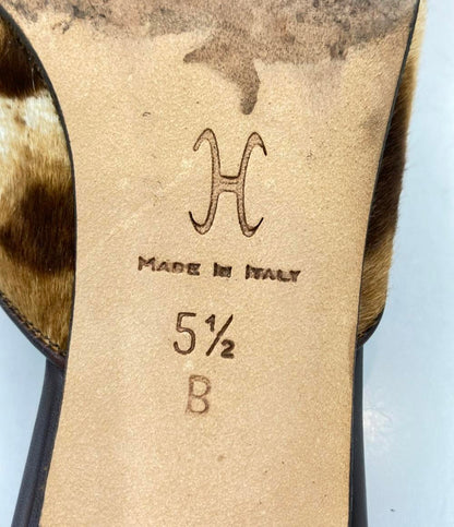 COLE HAAN ミュール ハラコ レディース SIZE 5 1/2 B (22.5cm) コールハーン