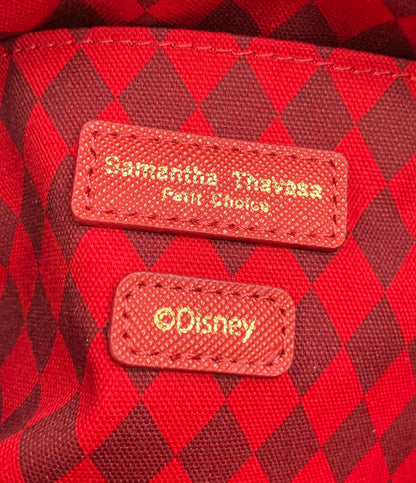 美品 Samantha Thavasa Disney 2way ハンドバッグ ショルダーバッグ 斜め掛け ツイステッドワンダーランド レディース サマンサタバサ ディズニー
