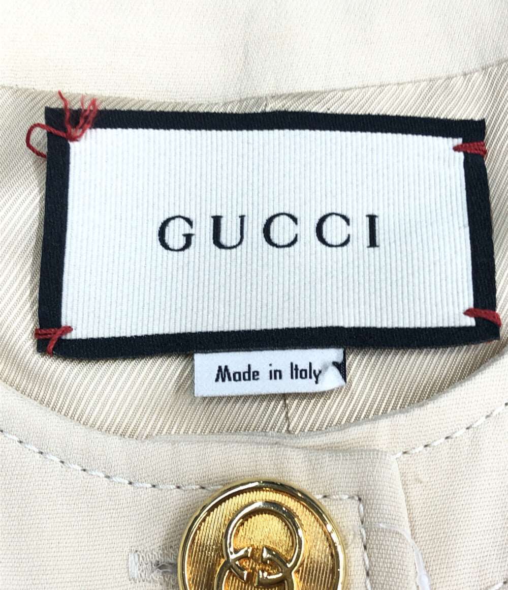 グッチ  カディシルクウールベスト ノースリーブワンピース     609245 レディース SIZE 38 (M) GUCCI