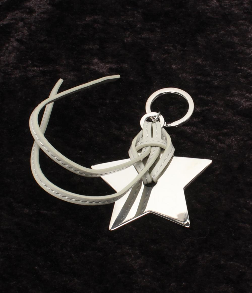 美品 Christian Dior キーリング キーホルダー スターモチーフ 地図柄 レディース クリスチャンディオール