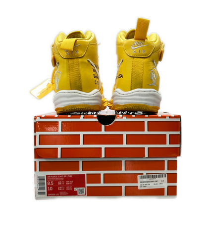 NIKE OFF-WHITE ミッドカットスニーカー AIR FORCE 1 MID SP LTHR DR0500-101 メンズ レディース SIZE 26.5 ナイキ オフホワイト