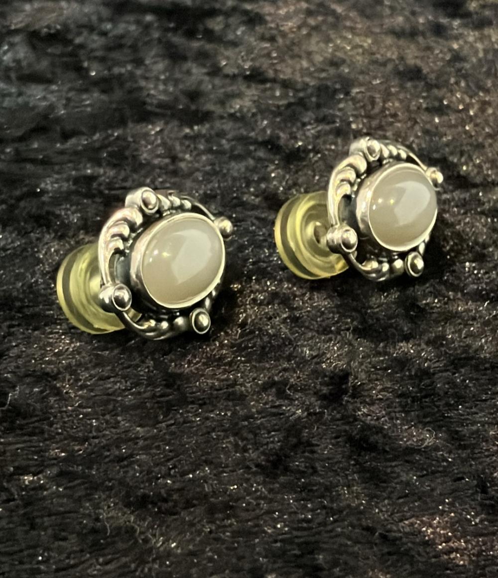 ジョージジェンセン イヤリング SV925 2018 ヘリテージ グレームーンストーン レディース Georg Jensen