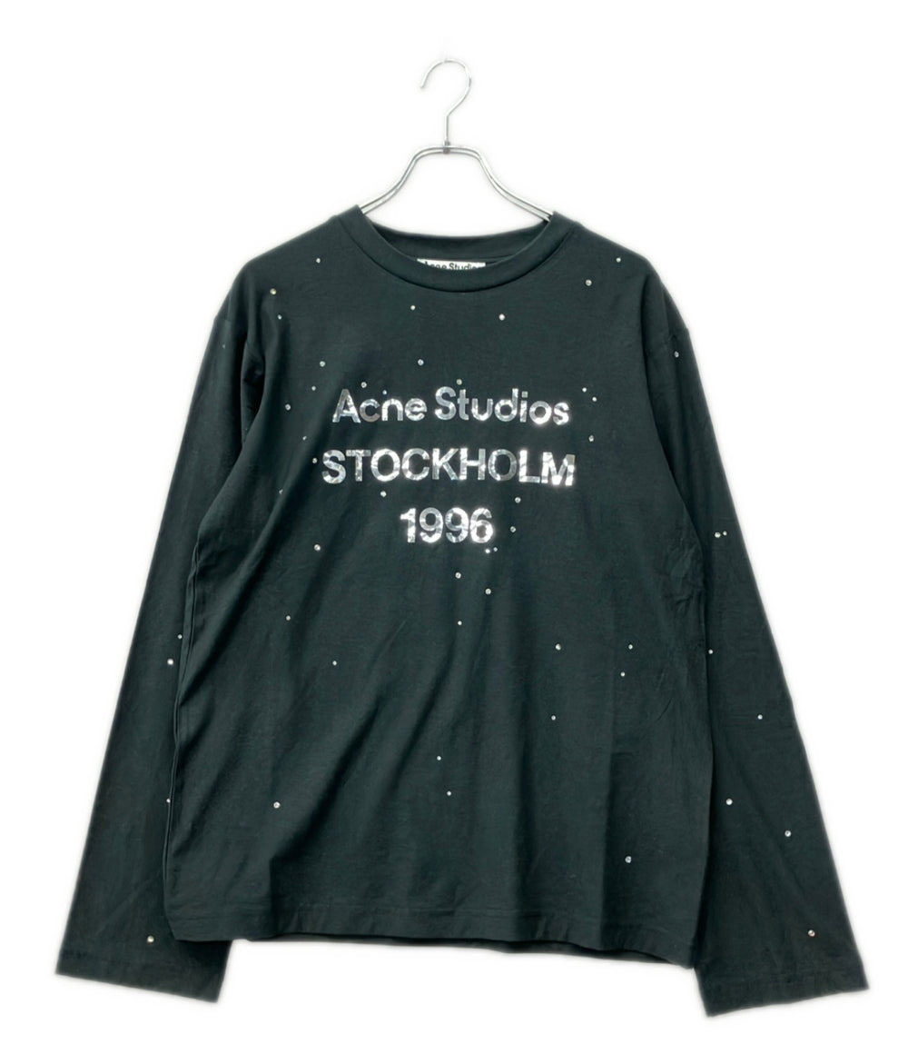 Acne Studios 長袖 Tシャツ ラインストーン FN-UX-TSHI000231 メンズ レディース SIZE XXS アクネ ストゥディオズ