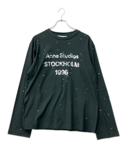 Acne Studios 長袖 Tシャツ ラインストーン FN-UX-TSHI000231 メンズ レディース SIZE XXS アクネ ストゥディオズ