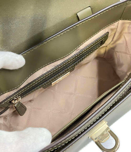 美品 MICHAEL KORS 2WAY ハンドバッグ ショルダーバッグ 斜め掛け 本田翼コラボ マンハッタン レディース マイケルコース