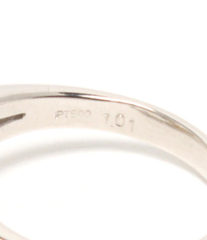 美品 リング 指輪 PT900 南洋パール 13.7mm ダイヤ 1.01ct レディース SIZE 13号