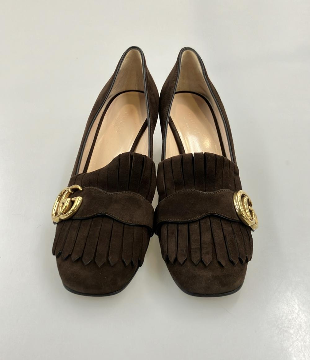 GUCCI GGマーモントフリンジパンプス レディース SIZE 36 1/2 グッチ
