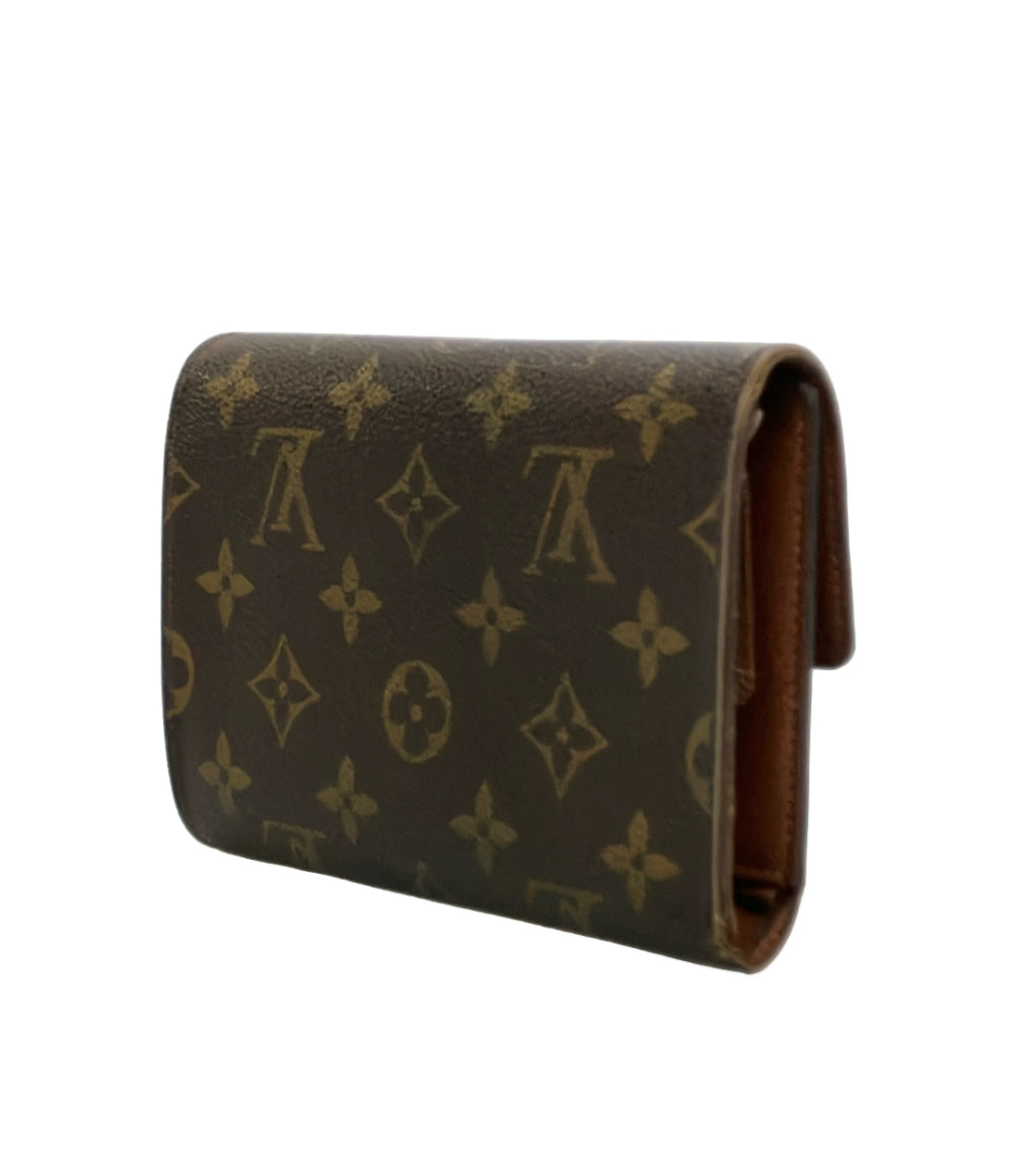 LOUIS VUITTON 二つ折り財布 ポルトトレゾール エテュイ パピエ モノグラム M61202 レディース メンズ ルイ・ヴィトン