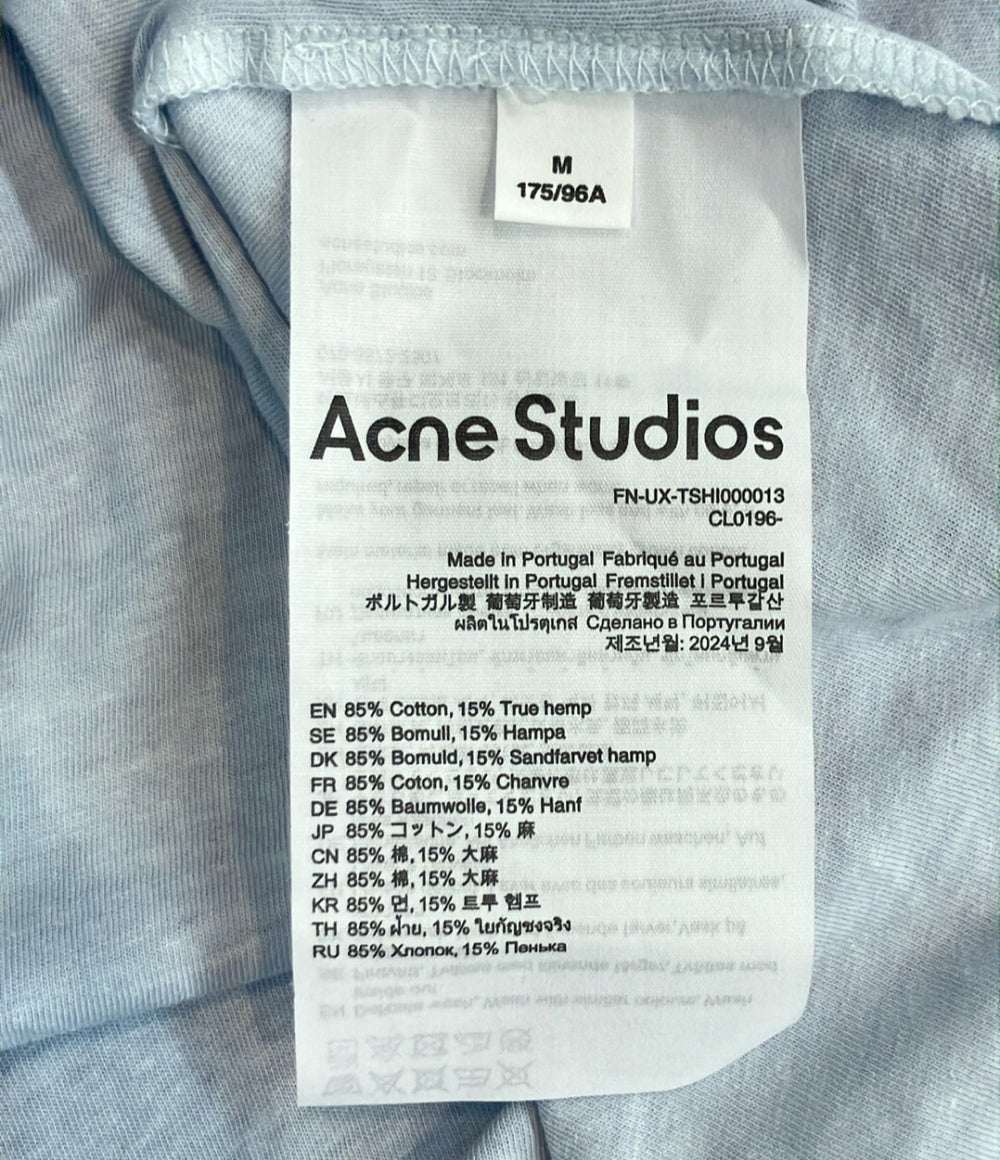Acne Studios 半袖 スプレー加工ロゴTシャツ ダメージ加工 CL0196 メンズ SIZE M アクネ ストゥディオズ