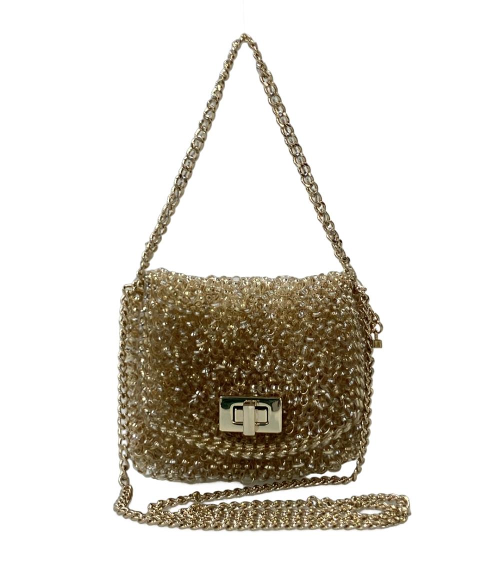 美品 ANTEPRIMA 2way チェーンミニショルダーバッグ 肩掛け ハンドバッグ ワイヤーバッグ レディース アンテプリマ