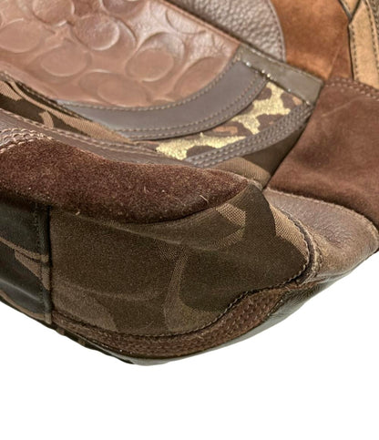 COACH トートバッグ キャンバス レザー シグネチャー F15459 レディース コーチ