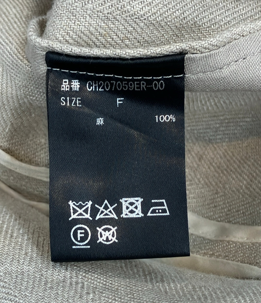 Chaos リネンヘリンボン ジャケット レディース SIZE F (M) カオス