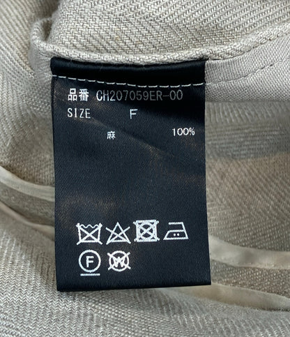 Chaos リネンヘリンボン ジャケット レディース SIZE F (M) カオス