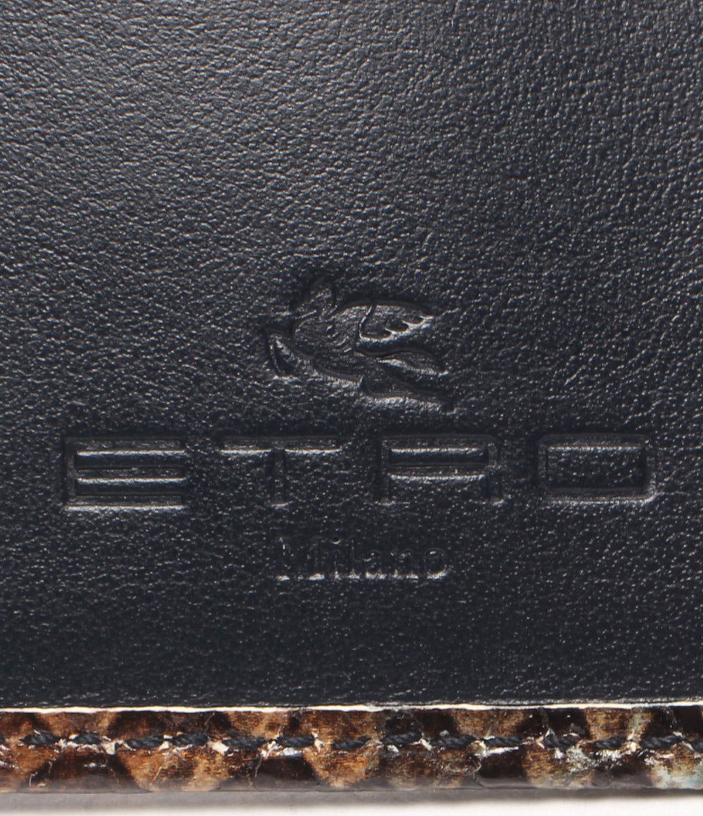 ETRO カードケース パイソン柄 メンズ エトロ