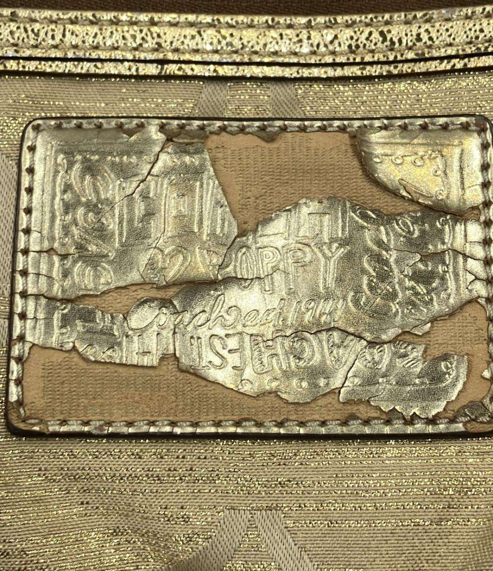 COACH トートバッグ ショルダーバッグ 肩掛け ポピー ラージシグネチャー レディース コーチ