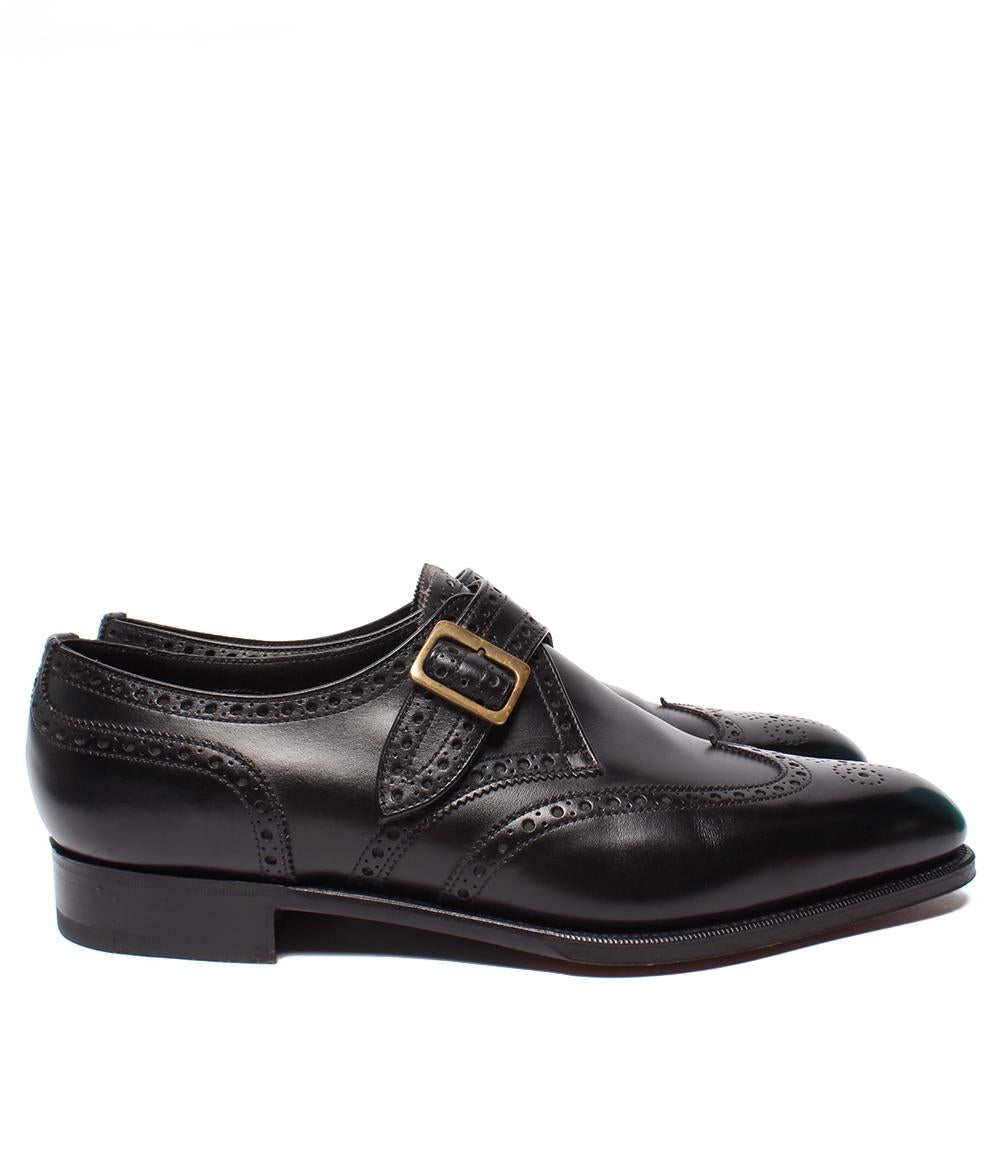 EDWARD GREEN ビジネスシューズ ドレスシューズ シングルモンクストラップ メンズ SIZE 7 1/2 (26cm) エドワードグリーン
