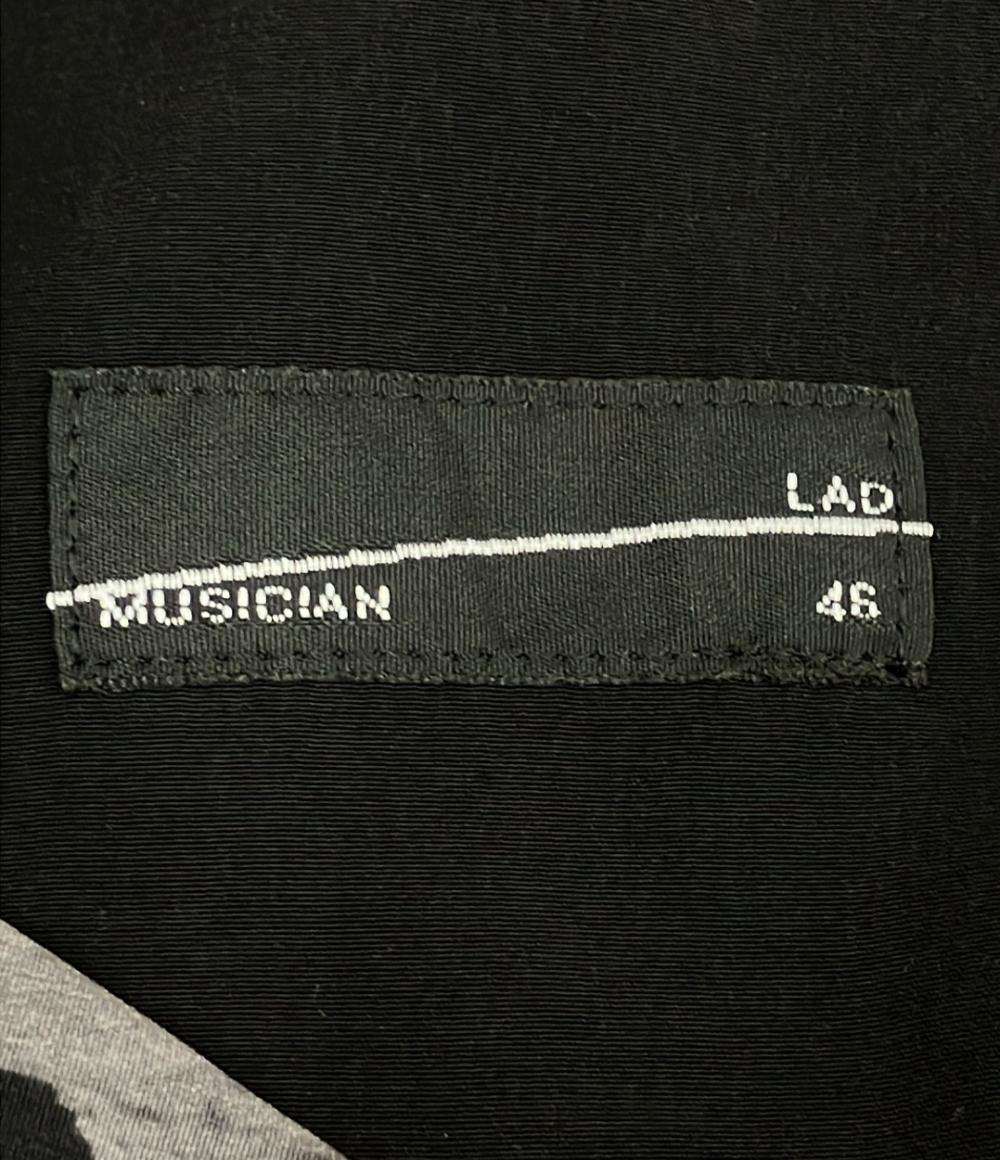 LAD MUSICIAN 半袖シャツ ローズ キャットオープンカラーシャツ 25SS