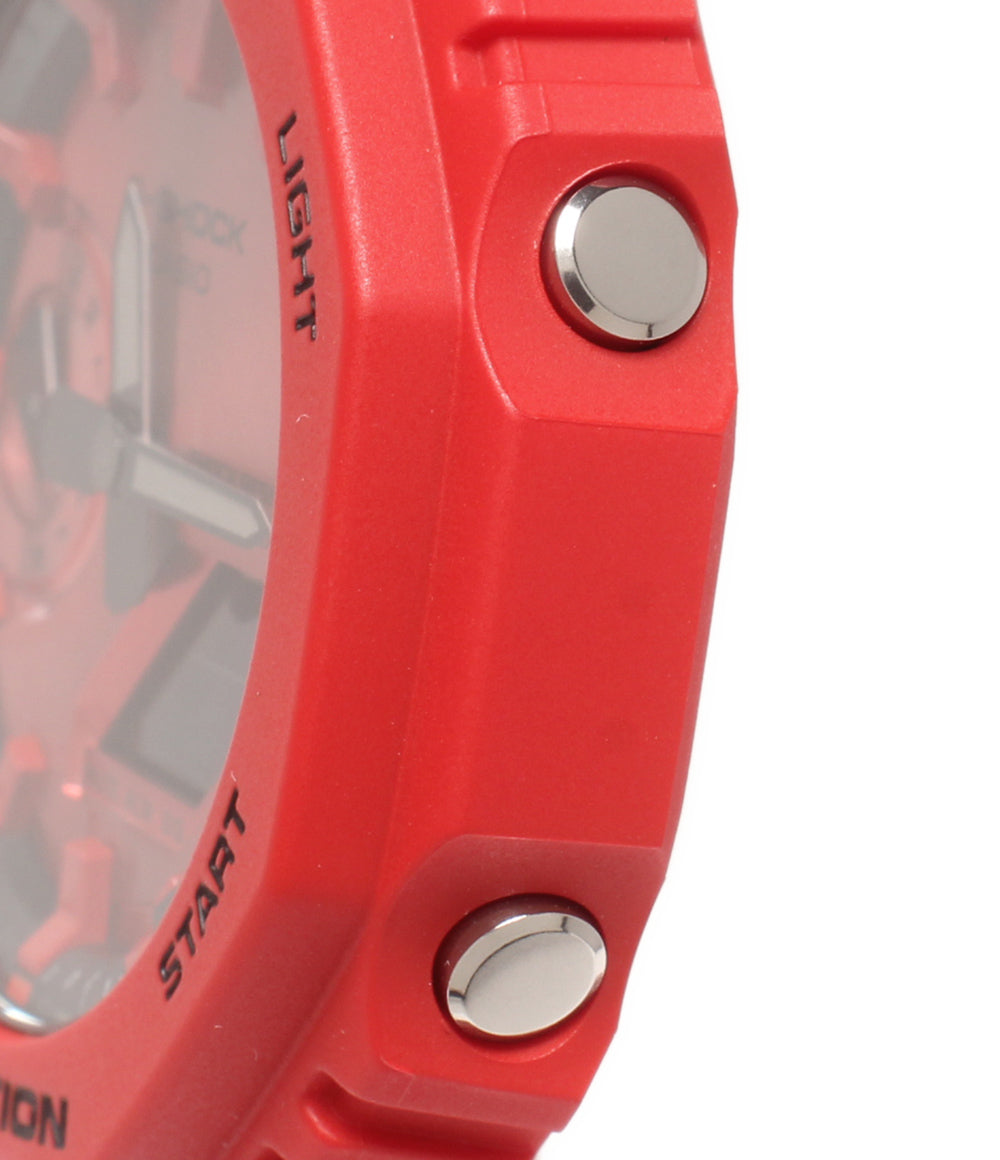 美品 CASIO 腕時計 G-SHOCK クオーツ GA-2100RRB メンズ カシオ