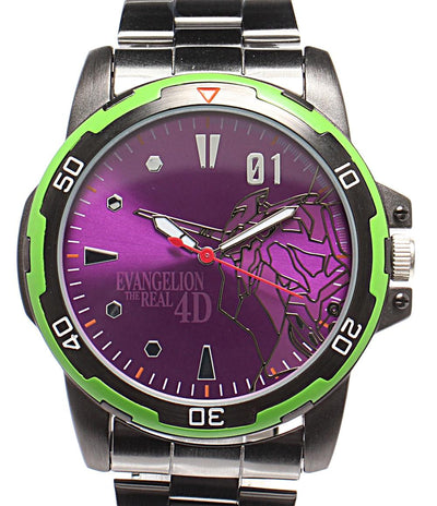 USJ 腕時計 エヴァンゲリオン 初号機モデル クオーツ パープル メンズ