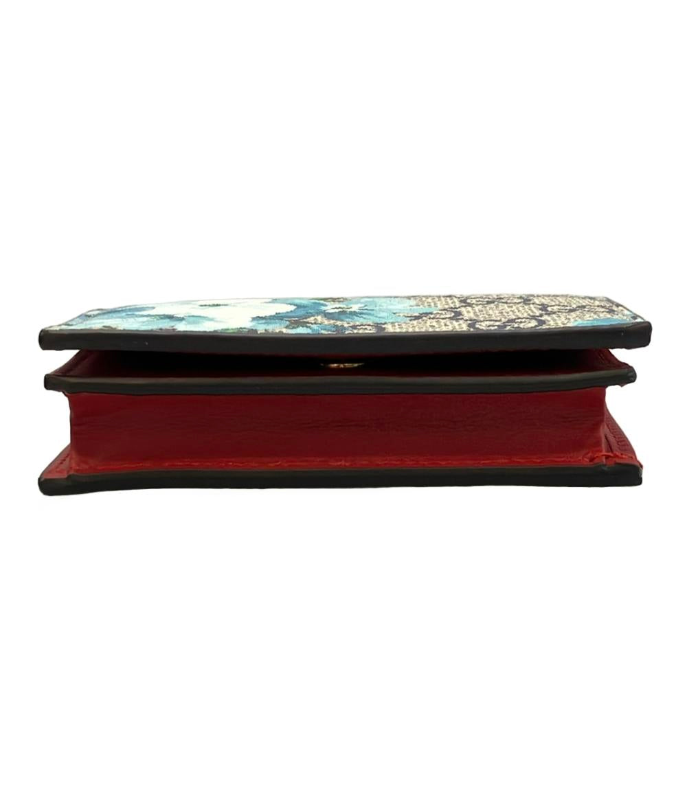 美品 GUCCI 二つ折り財布 GGブルームス 546372 0416 レディース グッチ