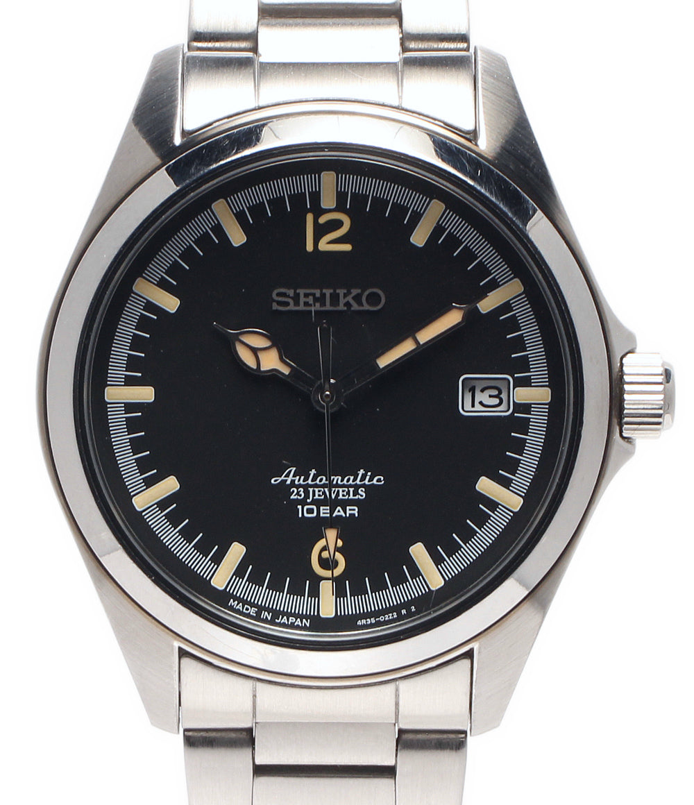 SEIKO TiC TAC 腕時計 自動巻き ブラック SZSB006 メンズ セイコー チックタック