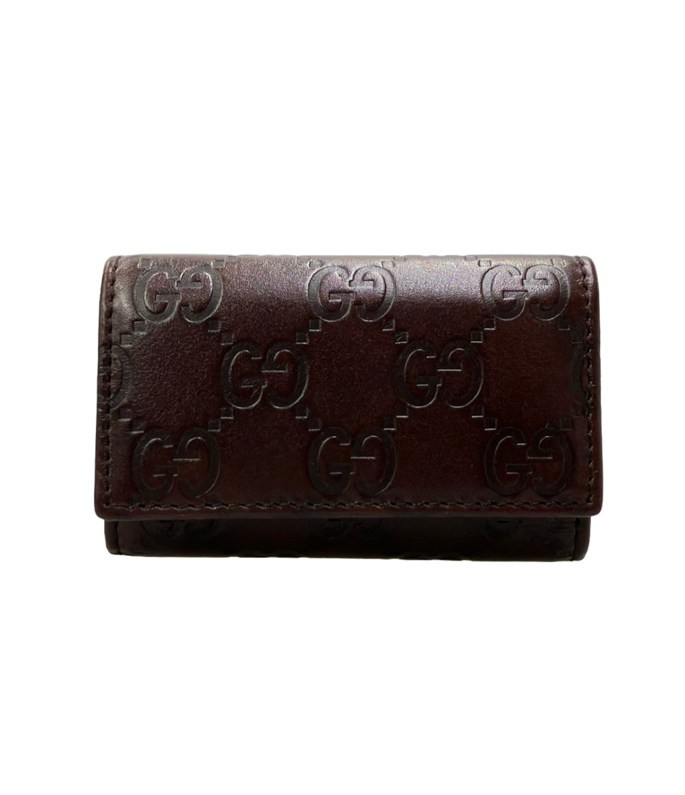 美品 GUCCI 6連キーケース グッチシマ 188098 0416 レディース グッチ