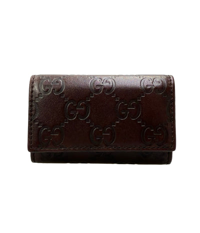 美品 GUCCI 6連キーケース グッチシマ 188098 0416 レディース グッチ