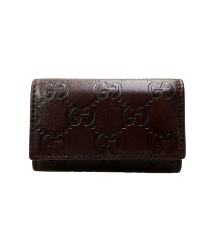 美品 GUCCI 6連キーケース グッチシマ 188098 0416 レディース グッチ