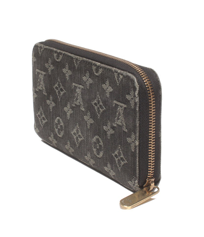 LOUIS VUITTON ラウンドファスナー長財布 ジッピー ウォレット モノグラム デニム M95614 メンズ レディース ルイ・ヴィトン