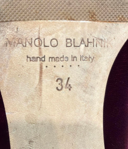 マノロブラニク バレエシューズ パンプス レディース SIZE 34 (XS) MANOLO BLAHNIK