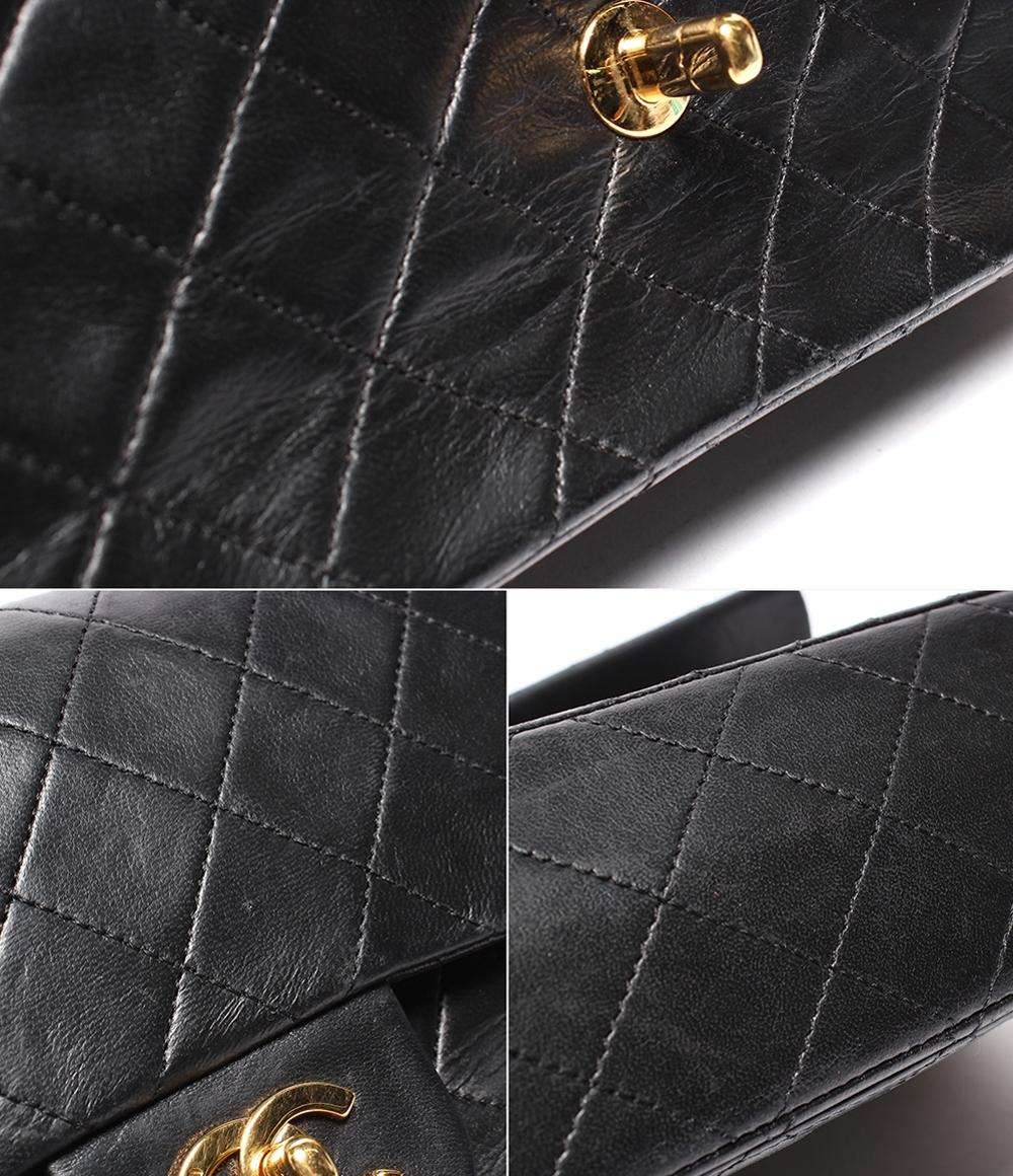 CHANEL チェーンショルダーバッグ ダブルチェーン ダブルフラップ