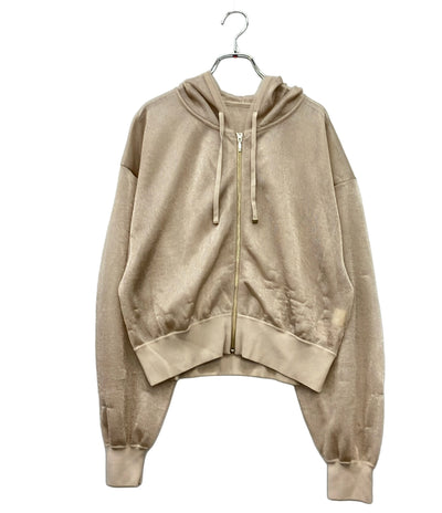美品 GRACE CONTINENTAL パーカー 長袖 ラメ 25SS タグ付き シアーニットパーカー 0325253305-00 レディース SIZE 36 (S) グレースコンチネンタル