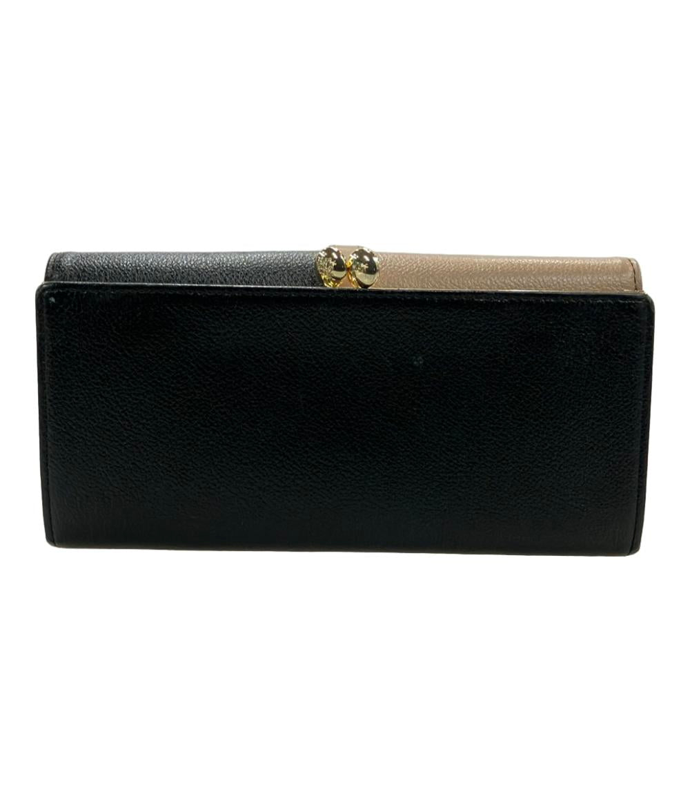 サマンサタバサプチチョイス 二つ折り長財布 フロントベルト 牛革 レディース Samantha Thavasa Petit Choice