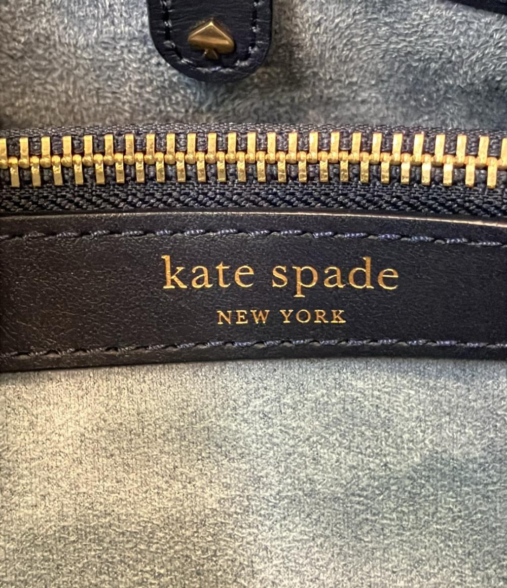 美品 Kate Spade 2WAY ハンドバッグ ショルダーバッグ 斜め掛け デニム レディース ケイトスペード