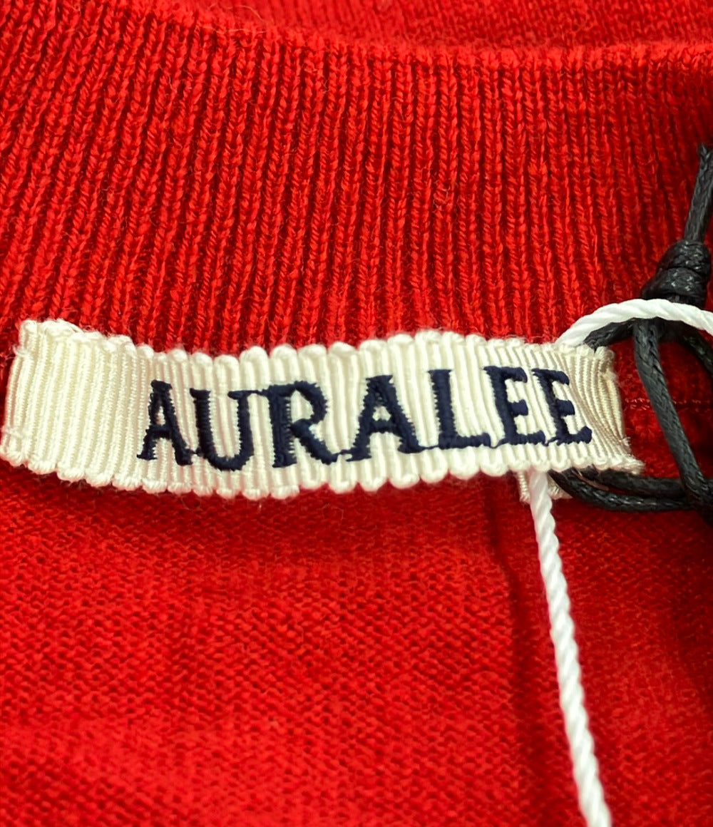 美品 AURALEE ニットベスト HIGH TWIST WOOL KNIT VEST A25AV06CK レディース SIZE 0 (XS) オーラリー