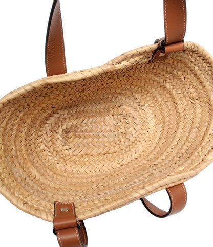 美品 LOEWE ハンドバッグ カゴバッグ バスケットバッグ スモール 412111 レディース ロエベ