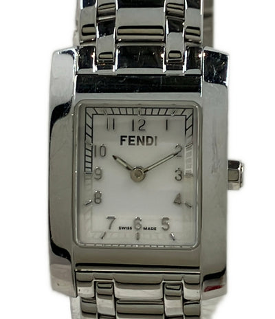 FENDI 腕時計 クオーツ ホワイト 7000L レディース フェンディ