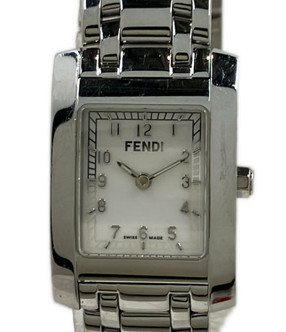 FENDI 腕時計 クオーツ ホワイト 7000L レディース フェンディ
