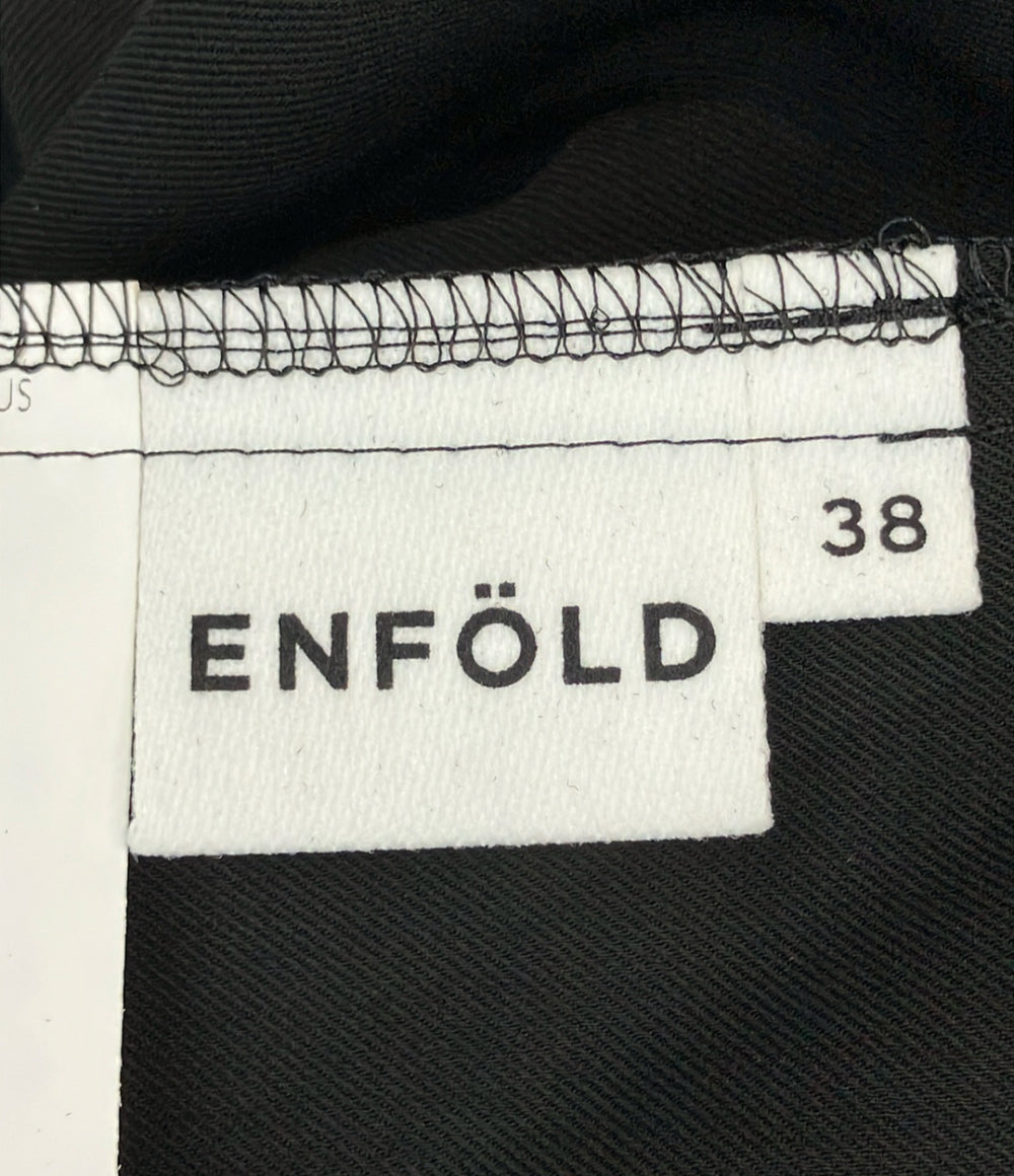 ENFOLD 長袖ワンピース 25SS タグ付き V-NECK DRESS 300IS733-2541 レディース SIZE 38 (M) エンフォルド