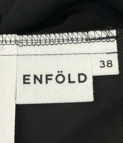 ENFOLD 長袖ワンピース 25SS タグ付き V-NECK DRESS 300IS733-2541 レディース SIZE 38 (M) エンフォルド