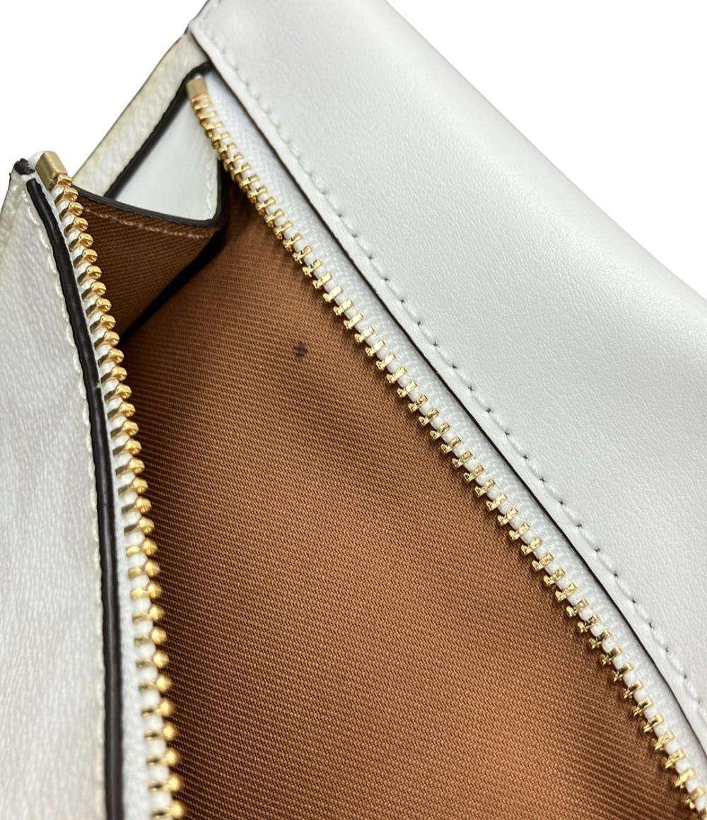 COACH 三つ折り長財布 PVC レザー シグネチャー 88024 レディース